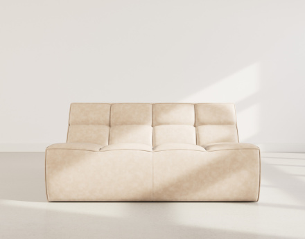 Canapé 2 places en simili Alya