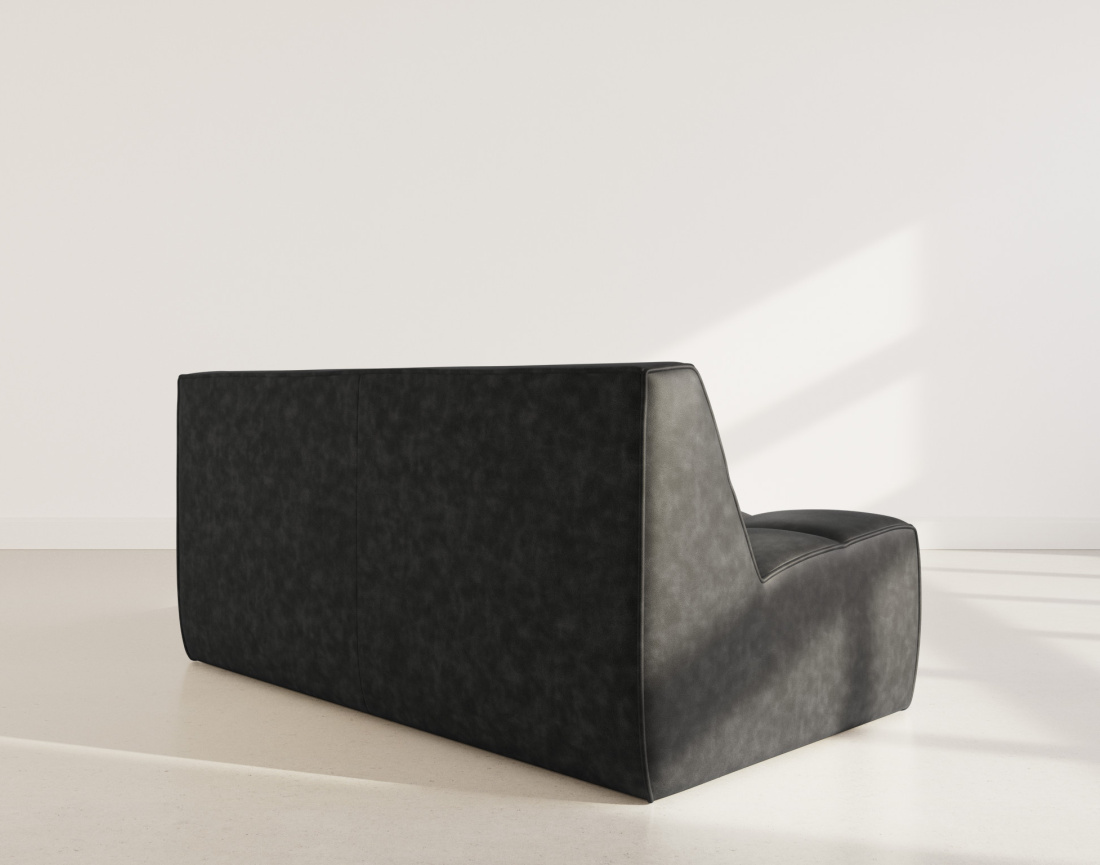 Canapé 2 places en simili Alya