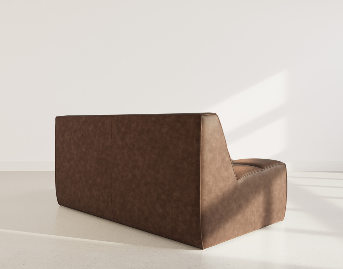 Canapé 2 places en simili Alya