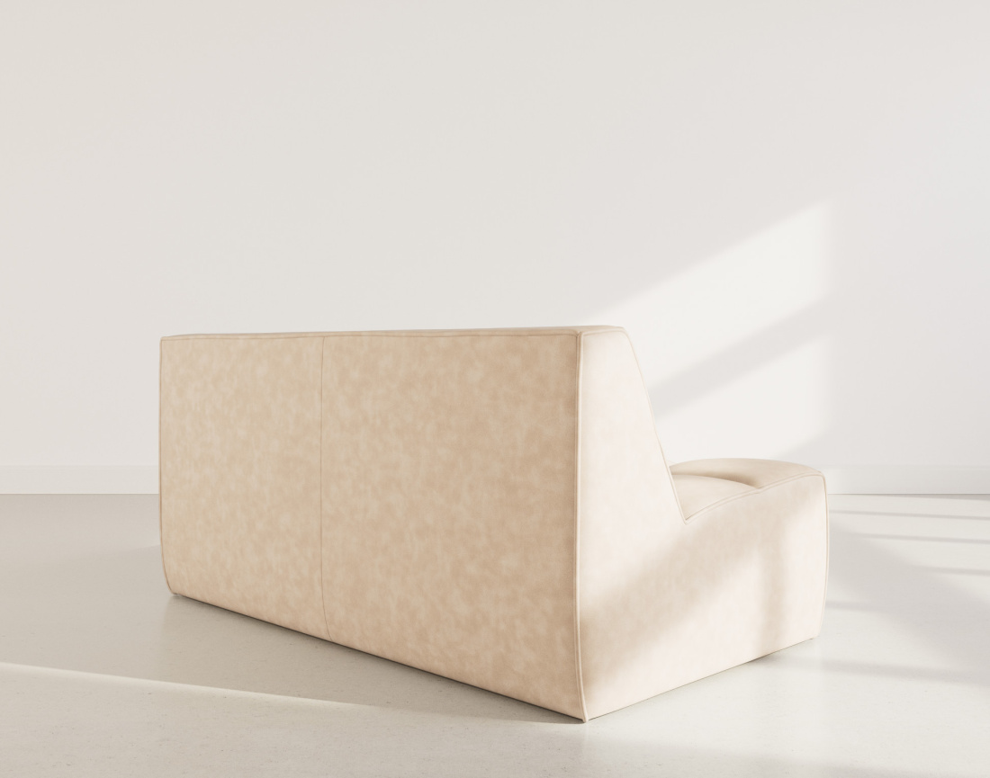 Canapé 2 places en simili Alya