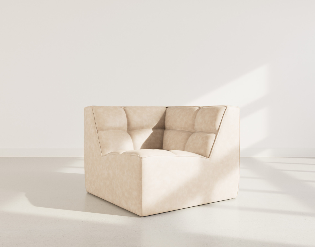 Module d'angle en simili Alya