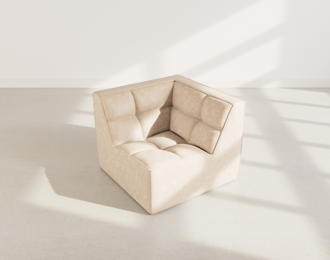 Module d'angle en simili Alya