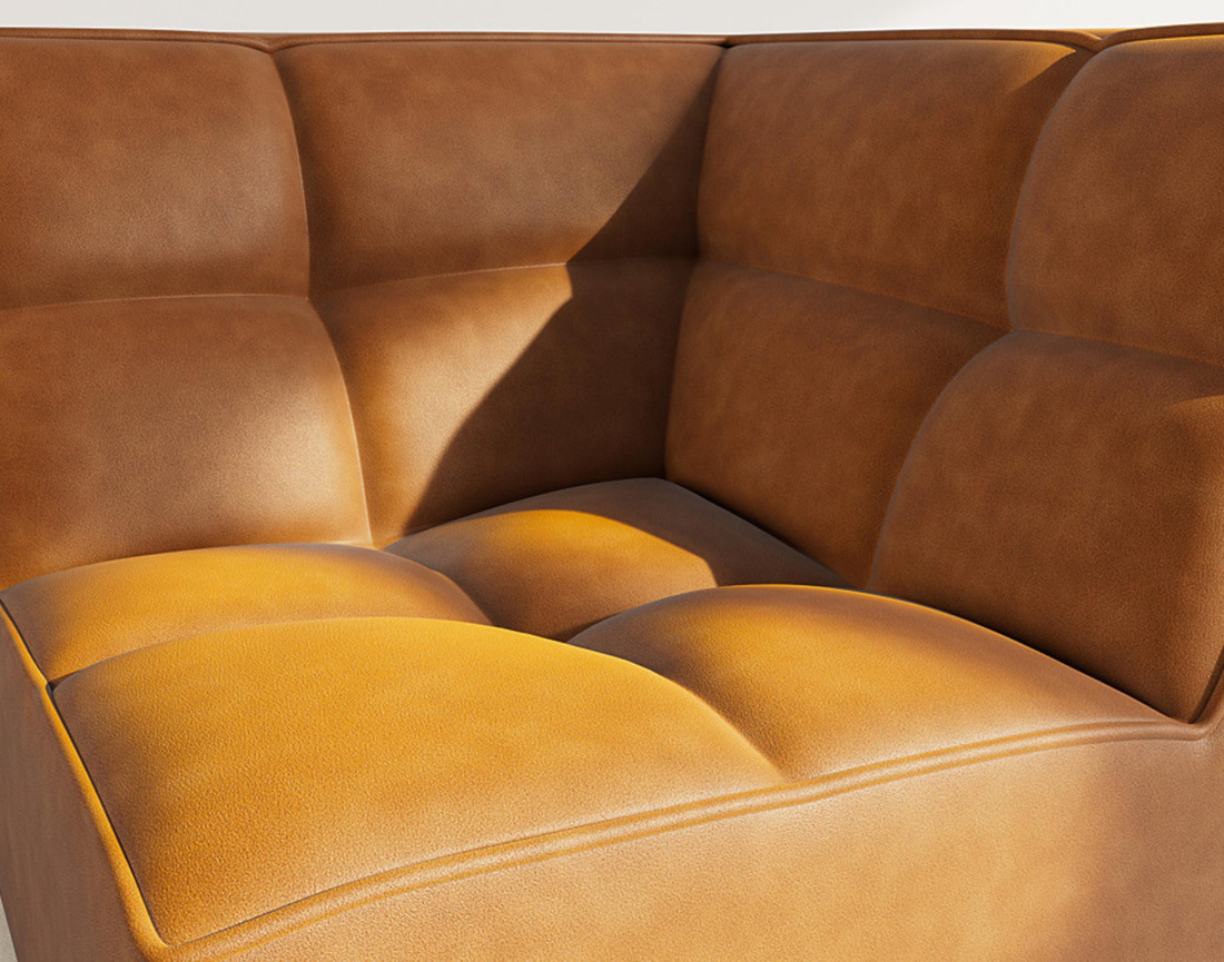 Module d'angle en simili Alya