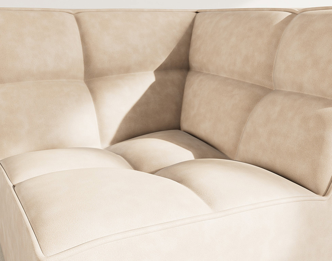 Module d'angle en simili Alya