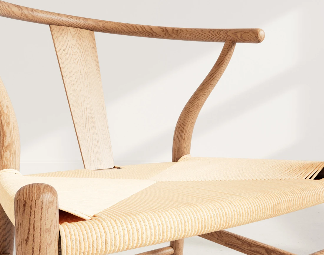 Lot de 2 chaises en bois Bergen