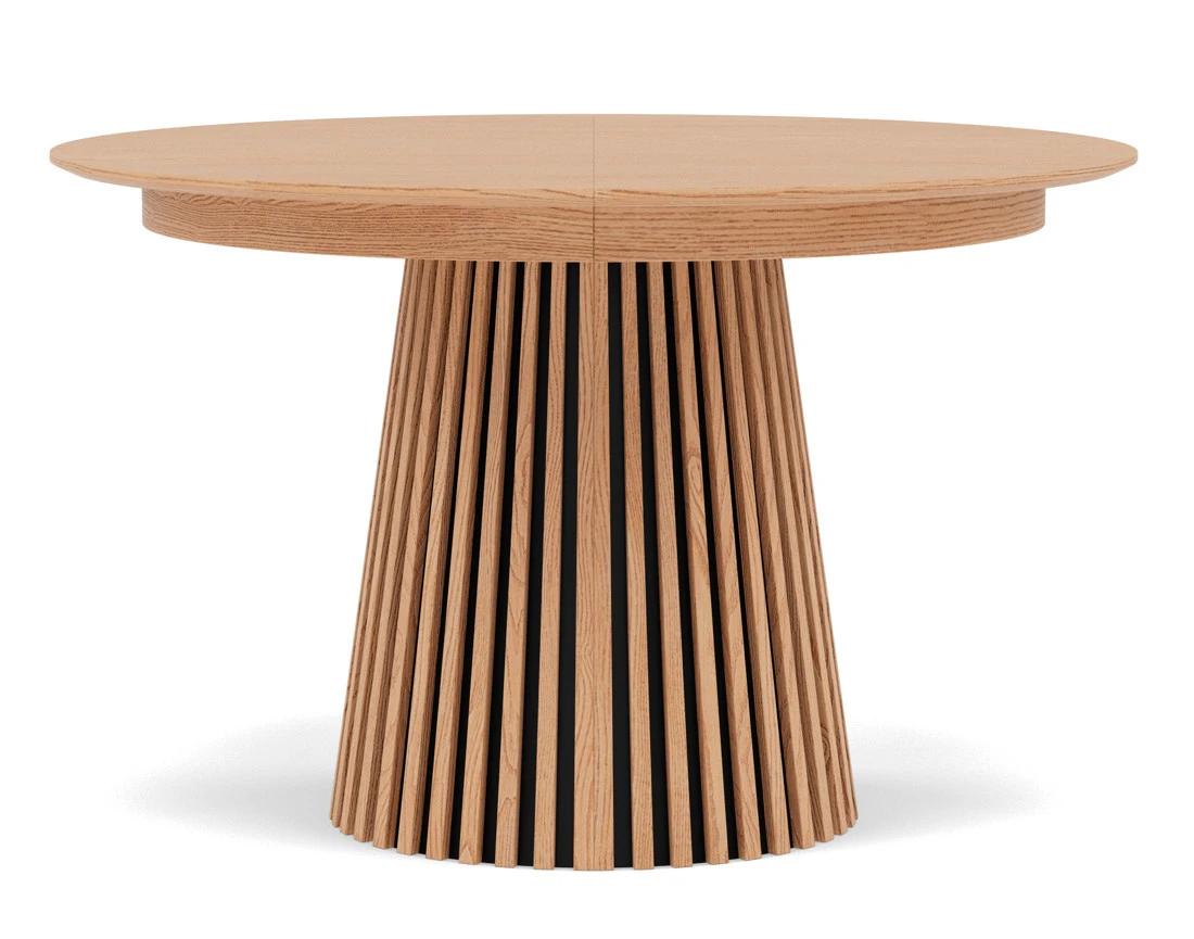 Table FREYA ronde extensible 4 à 8 personnes bois - Best Mobilier