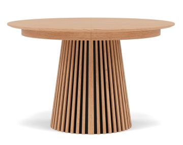 Table FREYA ronde extensible 4 à 8 personnes bois - Best Mobilier