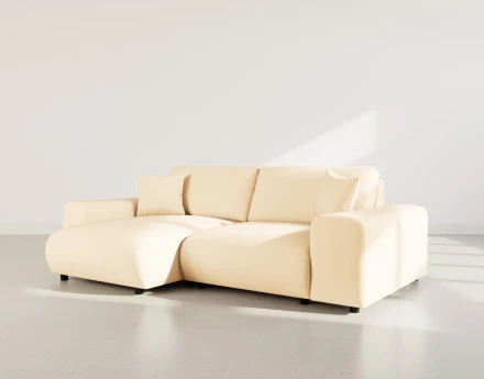 Canapé d'angle réversible 4 places en simili Garance