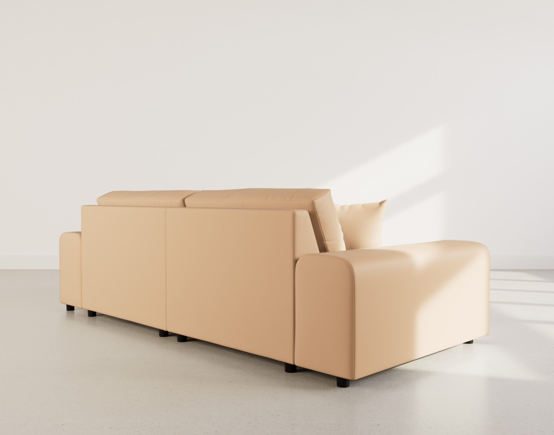 Canapé d'angle réversible 4 places en simili Garance