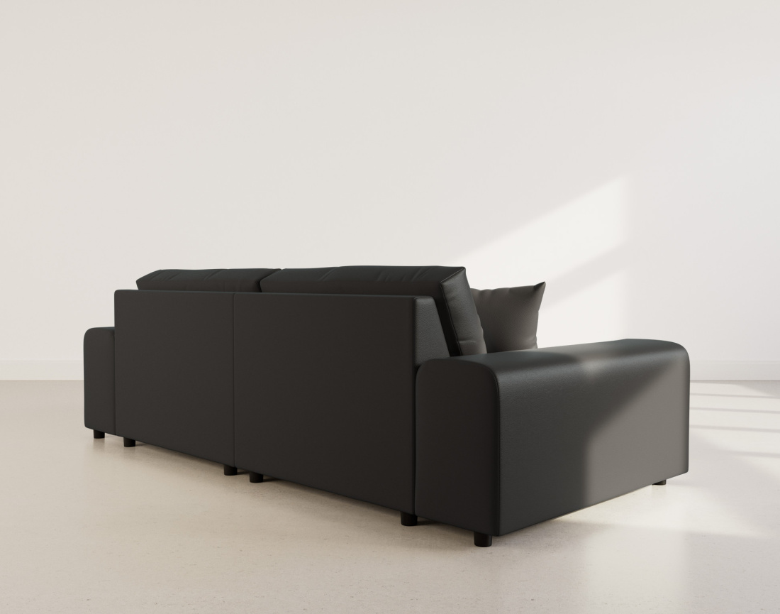 Canapé d'angle réversible 4 places en simili Garance