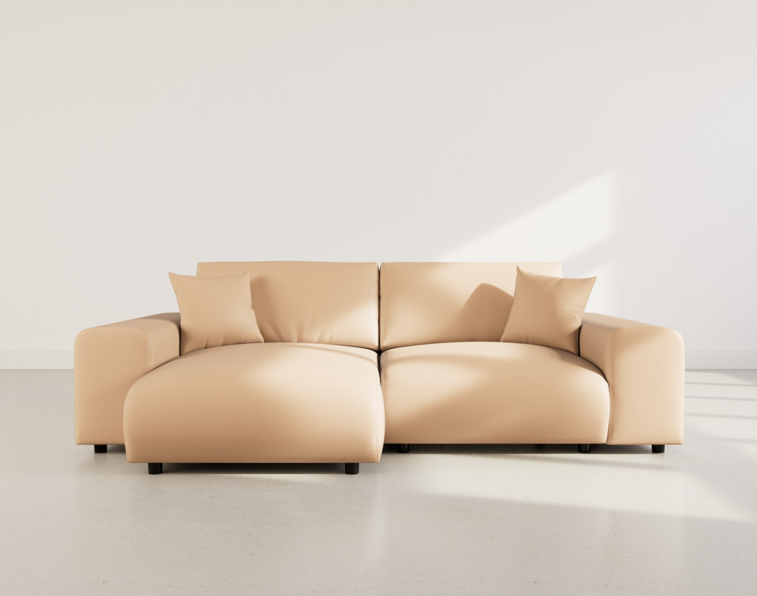 Canapé d'angle réversible 4 places en simili Garance