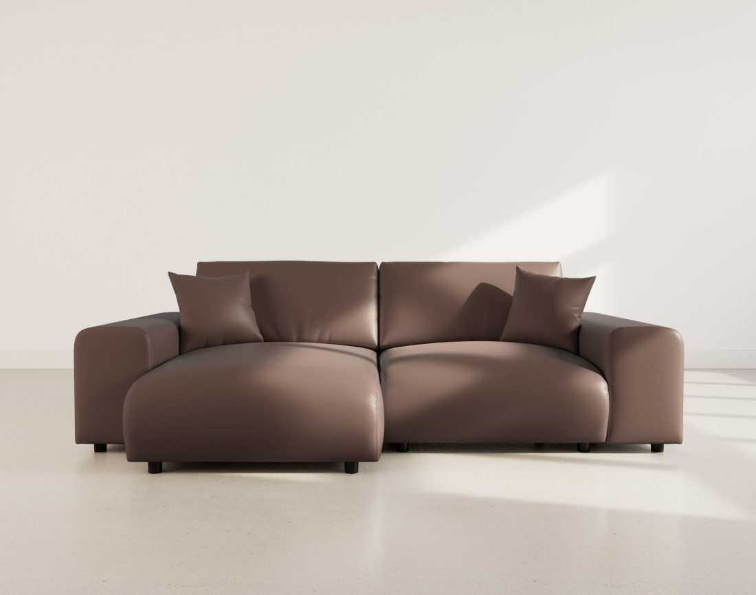 Canapé d'angle réversible 4 places en simili Garance