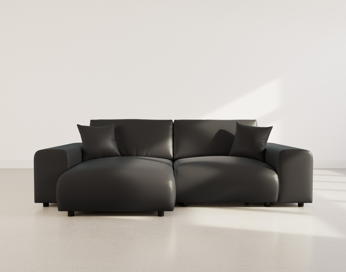 Canapé d'angle réversible 4 places en simili Garance