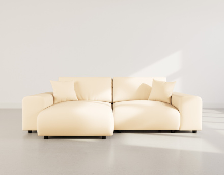 Canapé d'angle réversible 4 places en simili Garance