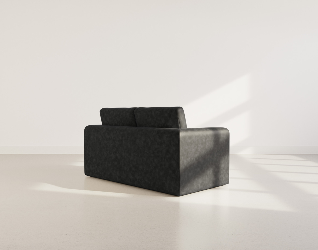 Canapé 2 places convertible déplimousse en simili Marilia