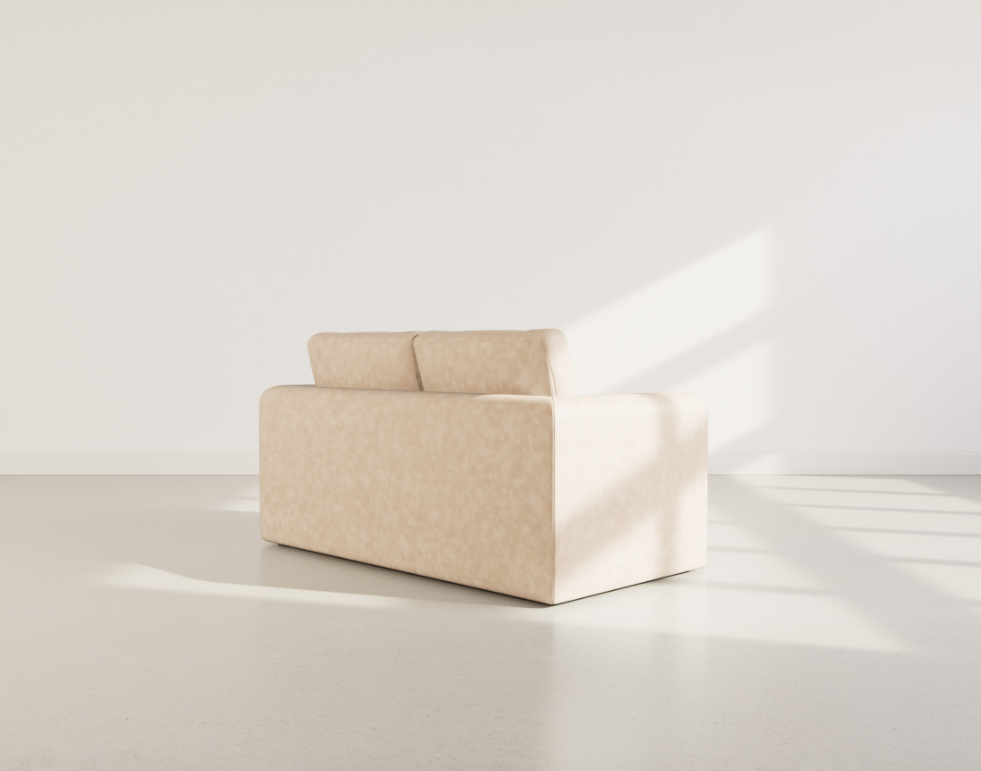 Canapé 2 places convertible déplimousse en simili Marilia