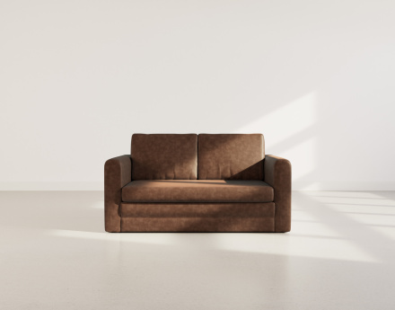 Canapé 2 places convertible déplimousse en simili Marilia