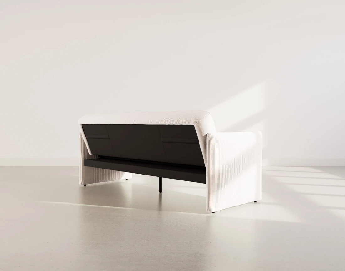 Canapé clic-clac 3 places adapté aux animaux Mathis - Best Mobilier