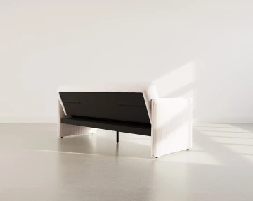 Canapé clic-clac 3 places adapté aux animaux Mathis - Best Mobilier