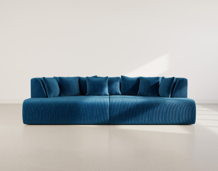 Canapé droit 4 places avec...