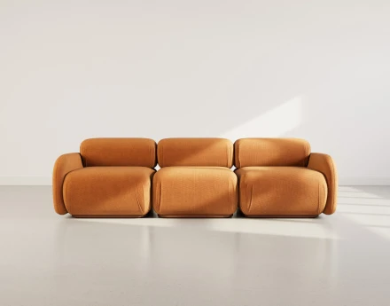 Canapé droit modulable 3...