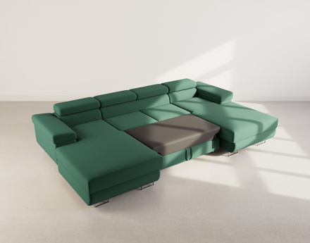 Canapé panoramique en U 7...