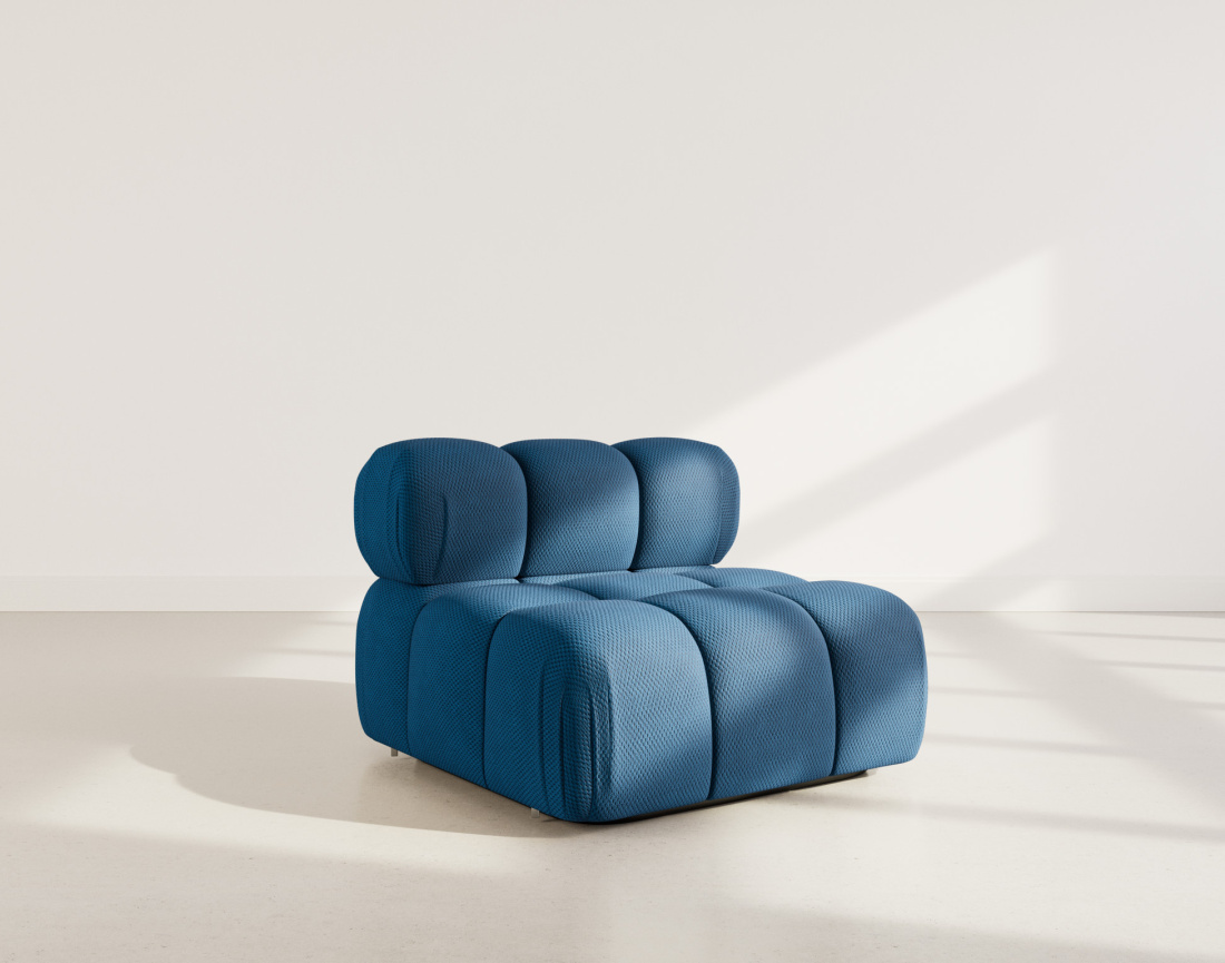 Thumbnail video of the produit Ruby - module d'assise en velours texturé