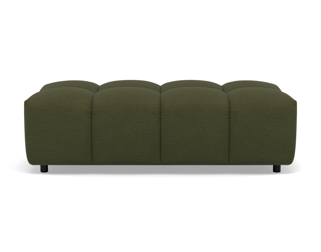 Pouf en tissu texturé Adelaide