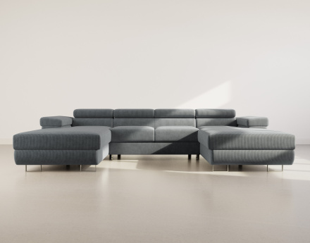 Canapé panoramique en U 7...