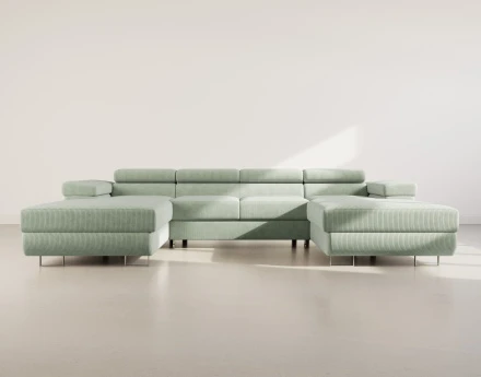 Canapé panoramique en U 7...