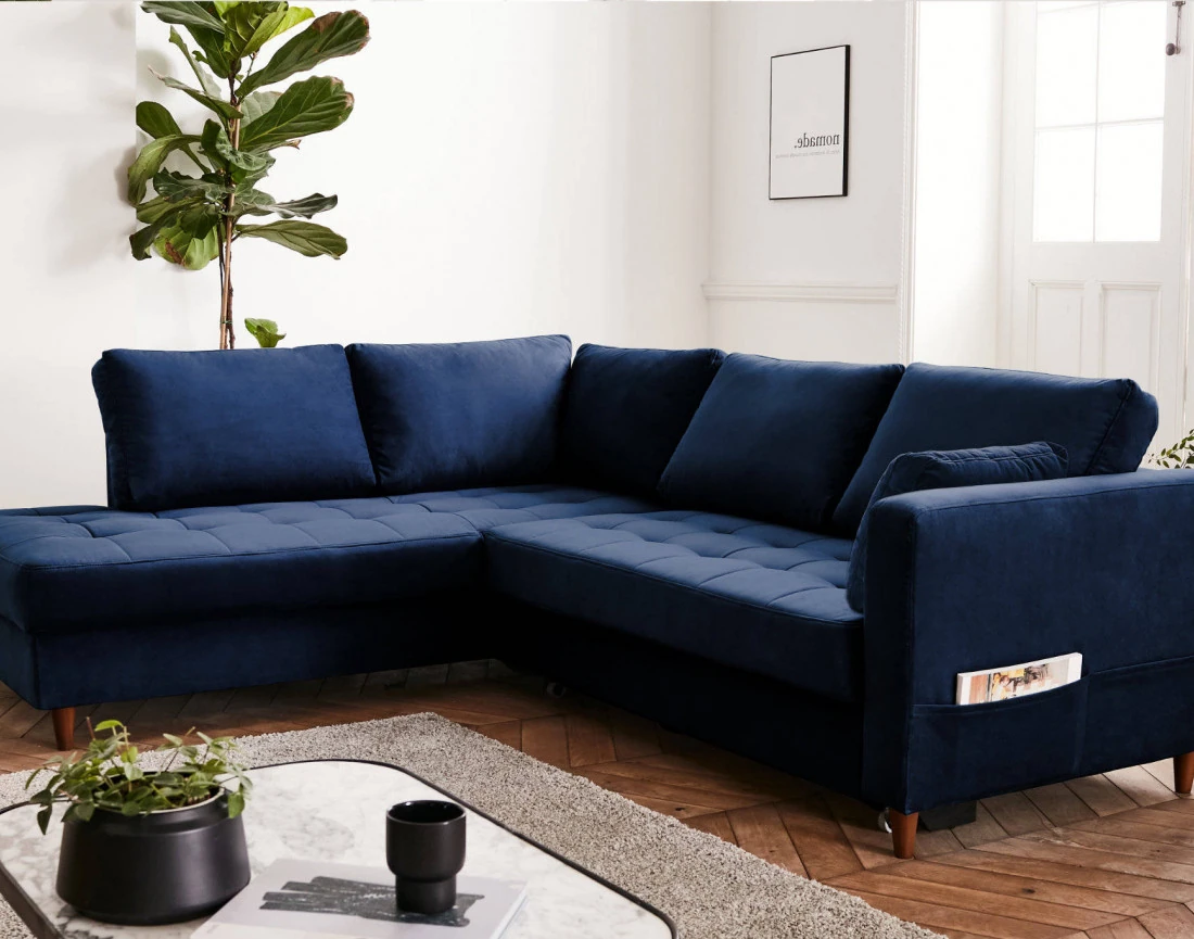 Canapé d'angle gauche 5 places pour chien ou chat Anna - Best Mobilier