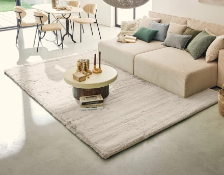 Tapis rectangulaire fausse...