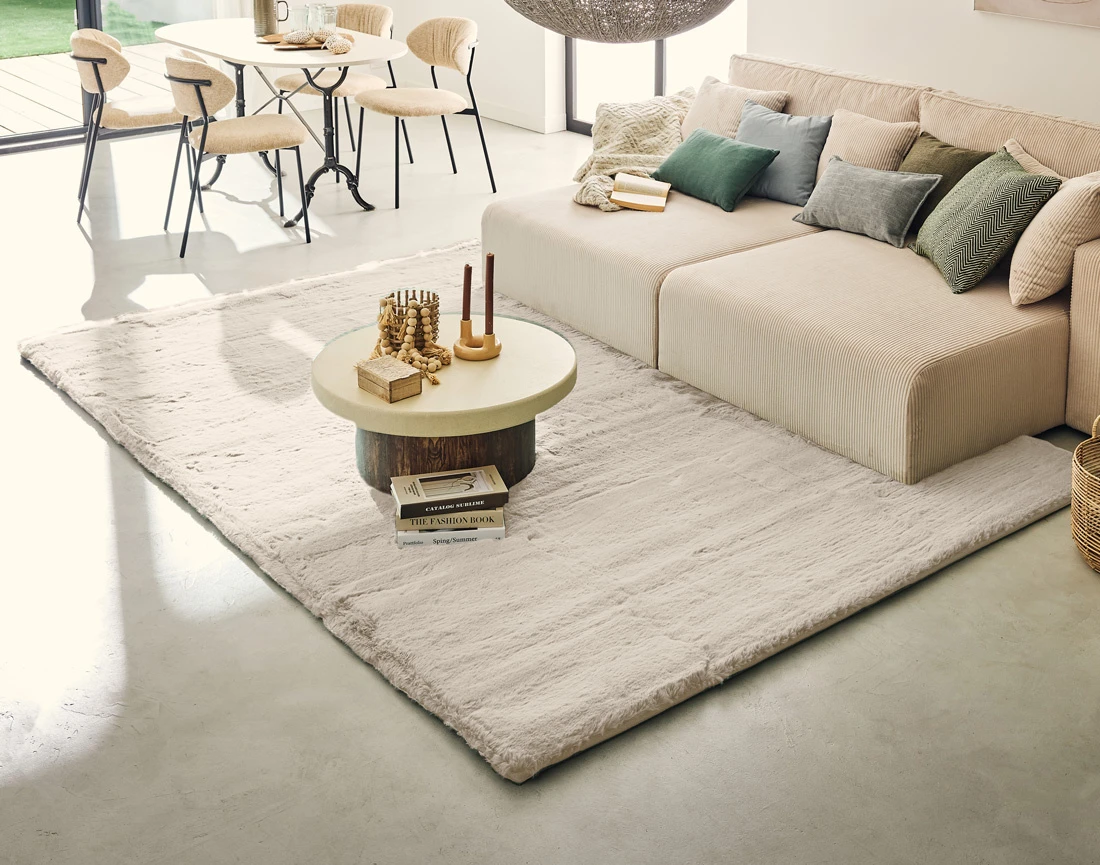 Tapis rectangulaire fausse...