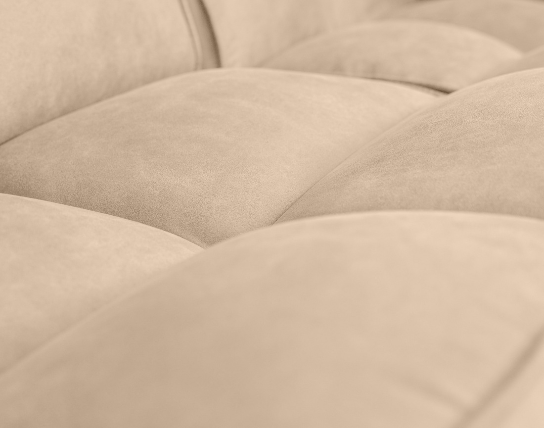 Canapé modulable panoramique 7 places en simili Alya