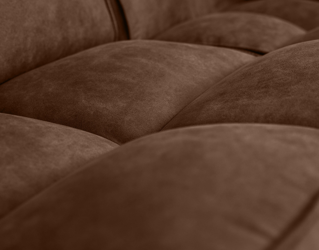 Canapé modulable d'angle réversible 5 places en simili Alya