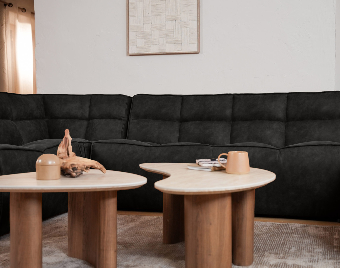 Canapé 2 places en simili Alya