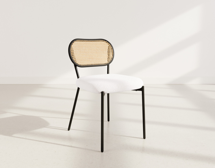 Lot de 2 chaises cannage...