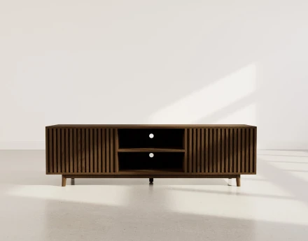 Meuble tv 180 cm 2 portes...