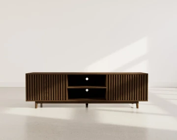 Meuble tv 180 cm 2 portes...