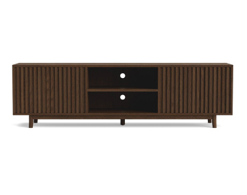 Meuble tv 180 cm 2 portes et 2 niches Freya
