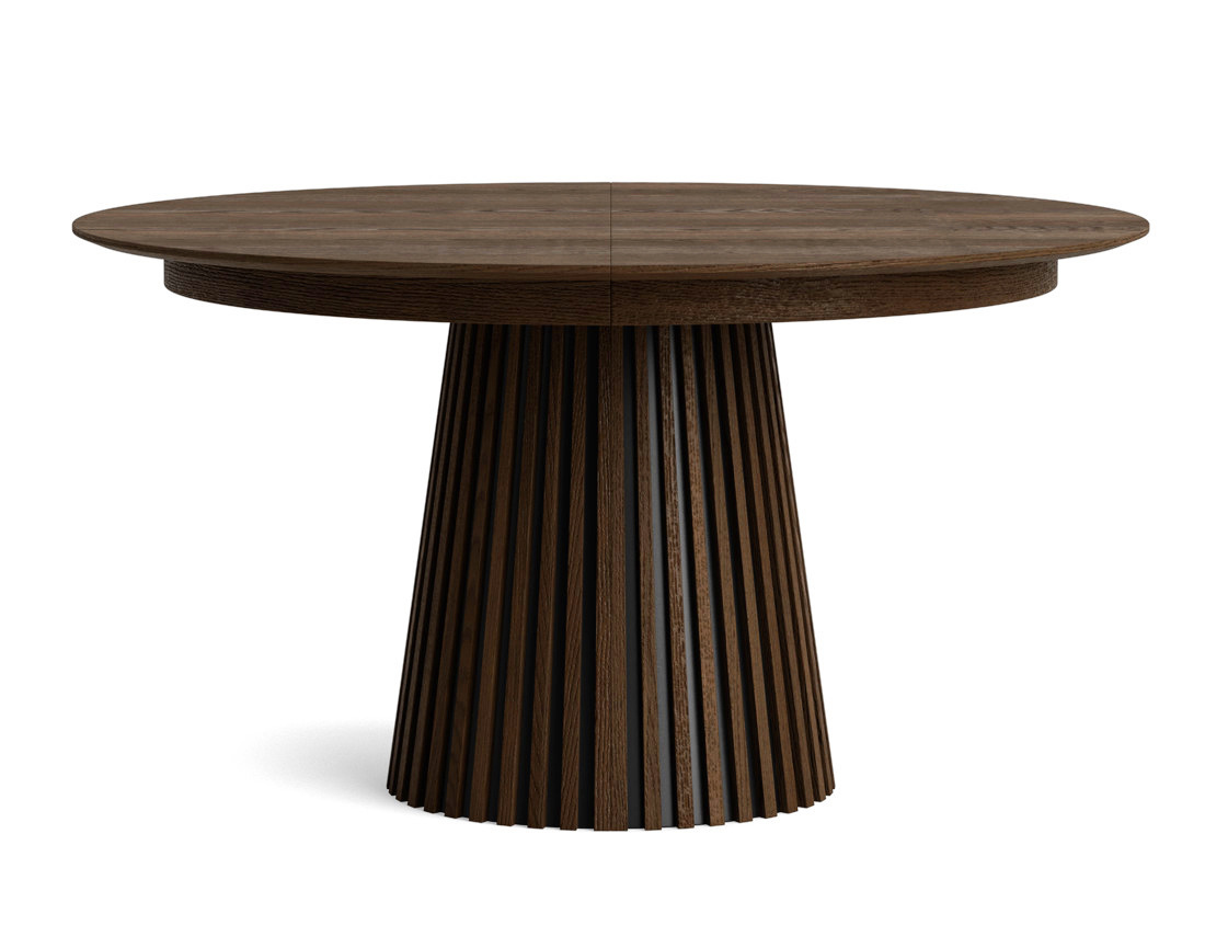 Table à manger ronde extensible 6 à 10 personnes Freya