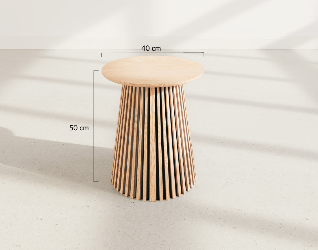 Bout de canapé 40x50 cm Freya