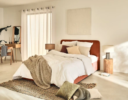 Lit coffre 140x190 cm avec...