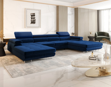 Canapé panoramique en U 7...