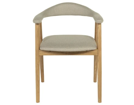 Chaise en chêne massif et...