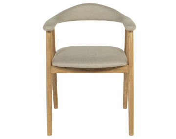 Chaise en chêne massif et...