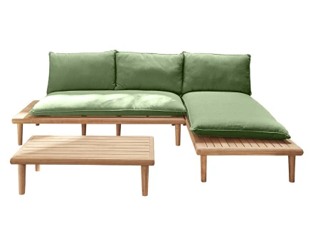 Salon bas de jardin avec...