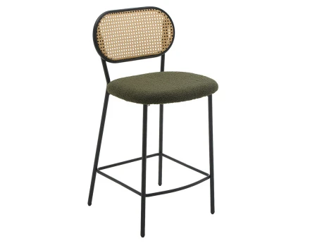 Lot de 2 tabourets cannage...