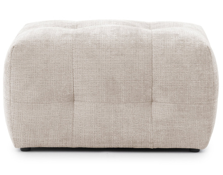 Pouf en velours texturé Diane