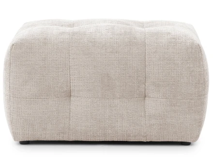 Pouf en velours texturé Diane